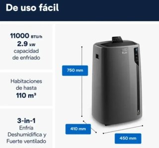 Aire Acondicionado Portátil DeLonghi