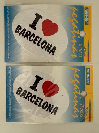 Pegatinas I Love Barcelona