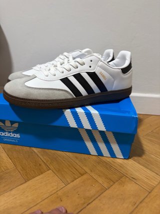 Zapatillas Adidas Samba Blancas Talla 43