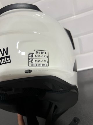 Casco BMW GS Blanco