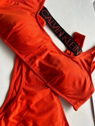 Costume Calvin Klein arancione taglia S