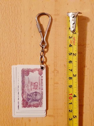 Llavero vintage Billetes Peseta España