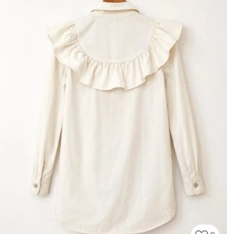 Vestido vaquero Zara blanco con volantes