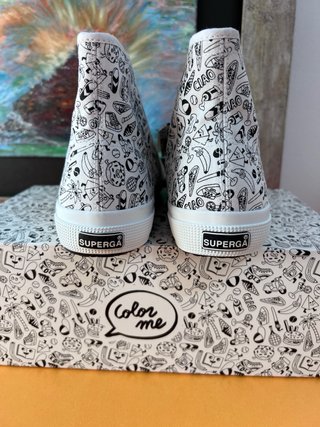 Superga Zapatillas Altas Estampadas Talla 39