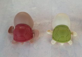2 Juguetes de baño tortugas