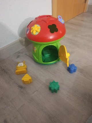 Juguete sensorial infantil seta con formas