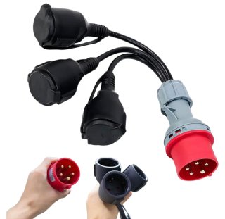 Adaptador CEE, Adaptador Enchufe 16a 400V