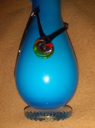 Vaso Murano Blu in Cristallo