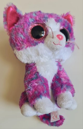 Peluche TY Beanie Boos Gato 15 cm