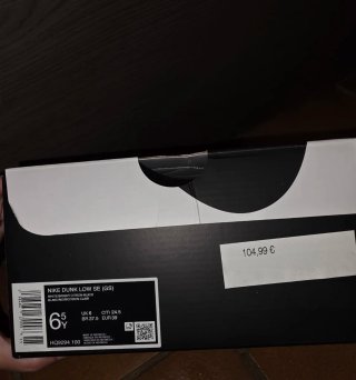 Nike Dunk Panda Talla 39 (24.5 cm) Edición Limitad