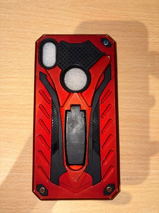 Custodia iPhone XS MAX Rossa e Nera