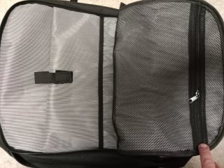 Mochila de cabina Negra tamaño de reglamento