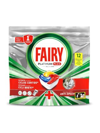 Fairy Platinum Plus 12 Cápsulas Lavavajillas