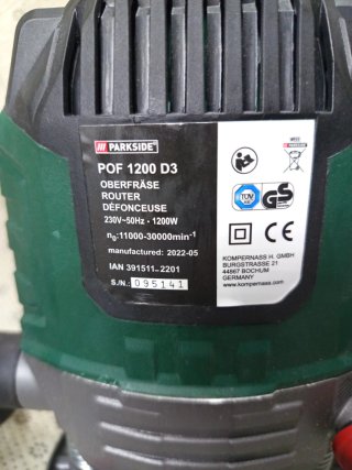 Fresadora Parkside POF 1200 D3