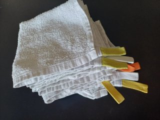 10 Toallas Pequeñas Bebé IKEA.
