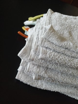 10 Toallas Pequeñas Bebé IKEA.