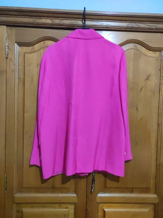 Blazer Zara rosa talla L