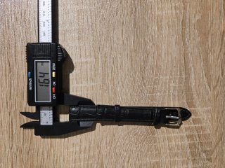 Lote 4 Correas Reloj Negro y Blanco