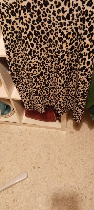 Vestido H&M Estampado Leopardo T.42