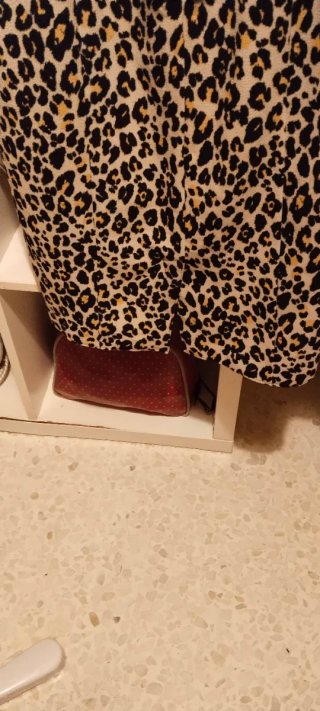 Vestido H&M Estampado Leopardo T.42