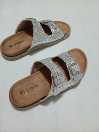 Sandalias Inblu Plata Talla 37