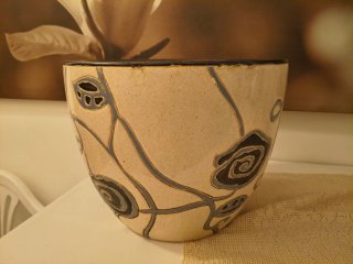 Vaso decorativo in ceramica