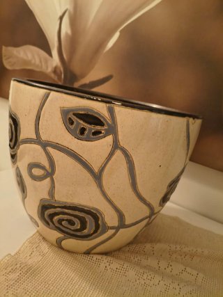 Vaso decorativo in ceramica