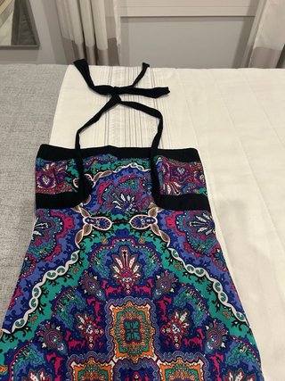 Vestido largo estampado mujer talla única