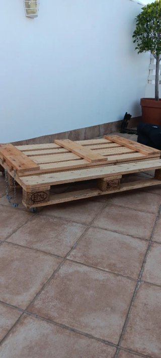 Sofá Exterior Palet Madera