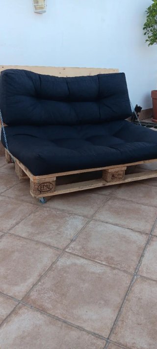 Sofá Exterior Palet Madera
