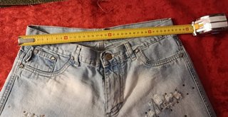 Pantalones Vaqueros Ossira Talla 36 con Strass NUE
