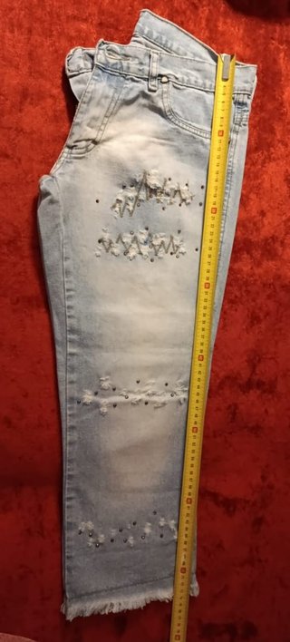 Pantalones Vaqueros Ossira Talla 36 con Strass NUE