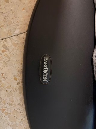 Hamaca BabyBjorn Negra con Funda Gris