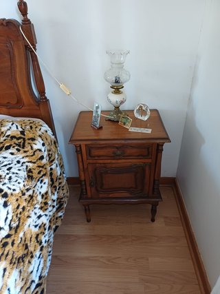 Cama casal madeira com gavetões