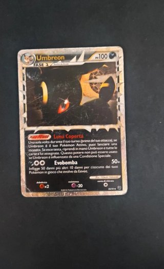 Carta Pokemon Umbreon Prime Holo ITA Senza Paura