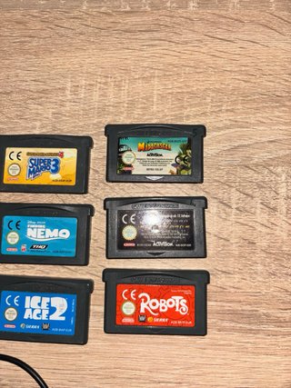 Consola Game Boy Advance SP + 11 juegos