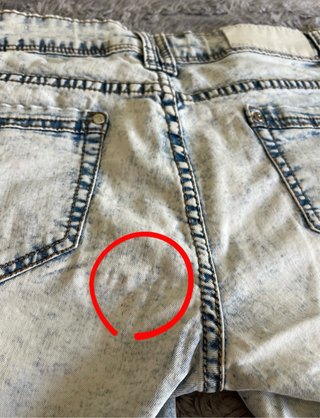Shorts vaqueros cortos denim lavado claro vintage