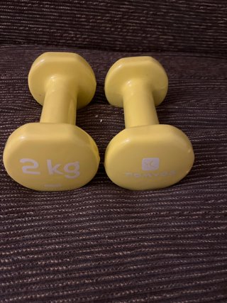 2 Pesas Amarillas 2 kg
