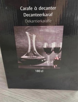 Decanter in cristallo per vino Merlot