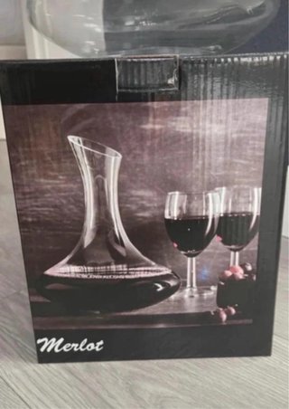 Decanter in cristallo per vino Merlot