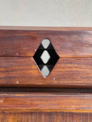 Mobiletto bar anni 50 legno e plastica