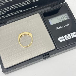 Anillo de oro 18kt con diamantes