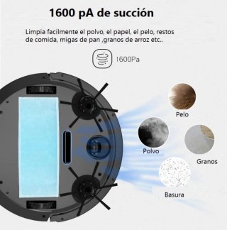 ROBOT- ASPIRADORA CON MOPA DE LIMPIEZA HUMEDA.