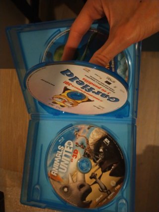 Pack 3 Discos Blu-ray 3D Películas Animadas