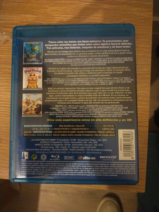 Pack 3 Discos Blu-ray 3D Películas Animadas
