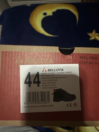 Botas de trabajo Bellota Talla 44