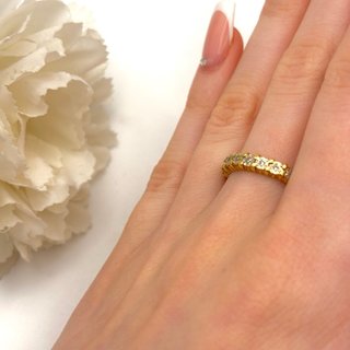 Anillo oro 18kt con diamantes