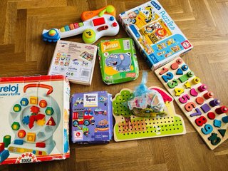 Lote de 9 juguetes educativos
