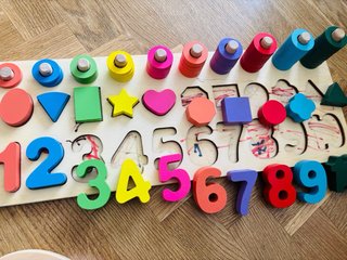 Lote de 9 juguetes educativos