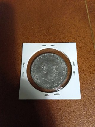5 Pesetas Franco 1949 Estrellas *19 *50